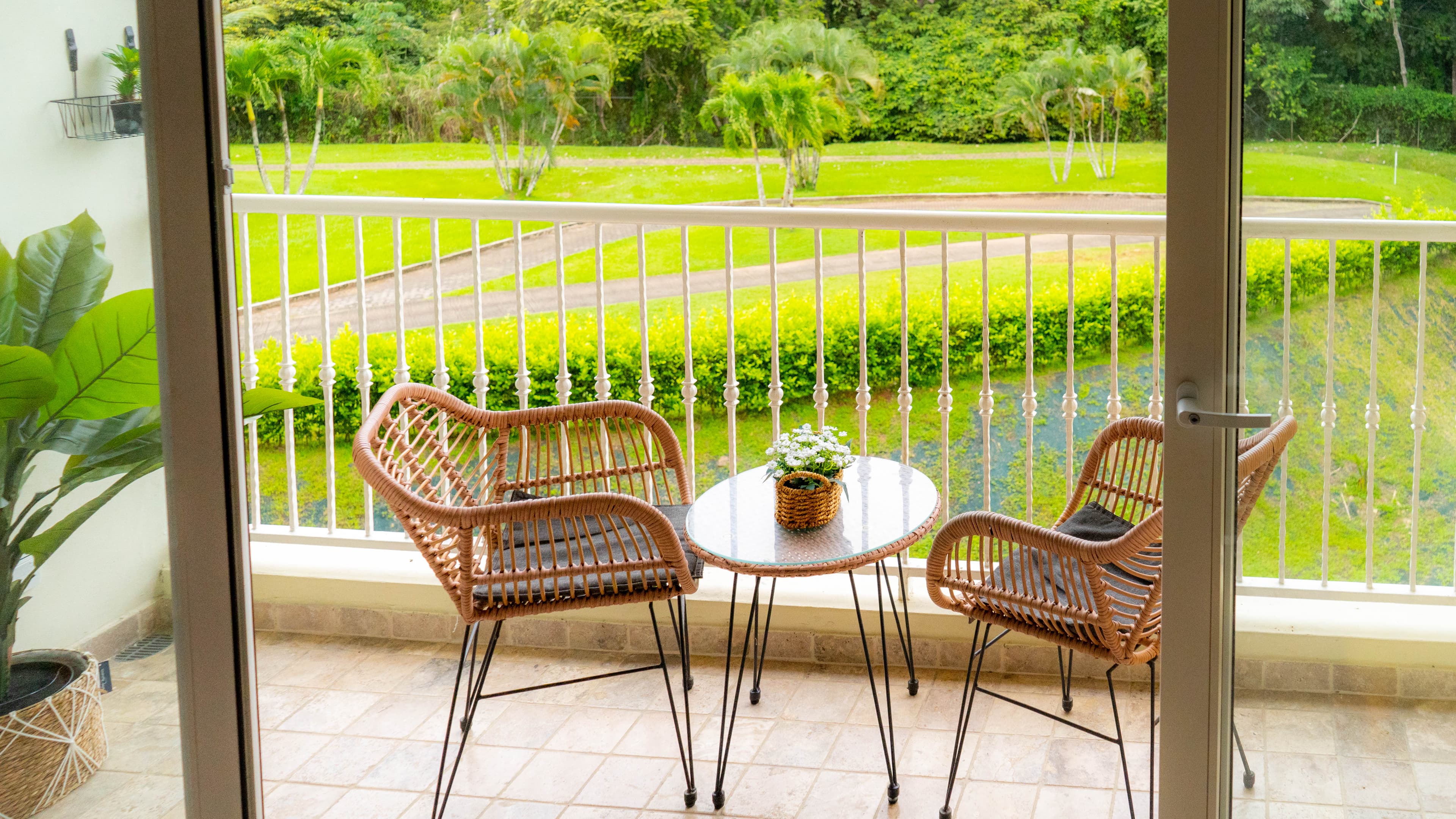 Model B view towards forest reserve